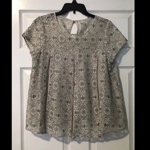 LC Lauren Conrad Babydoll Blouse